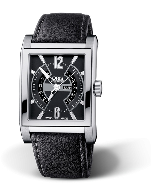 Oris 01 585 7622 7064-07 5 24 71FC : Rectangular Titan Day Date