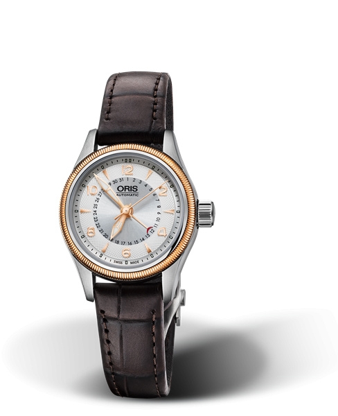 Oris 01 594 7680 4361-07 5 14 77FC : Big Crown Pointer Date 29 Stainless Steel - Rose Gold / Silver