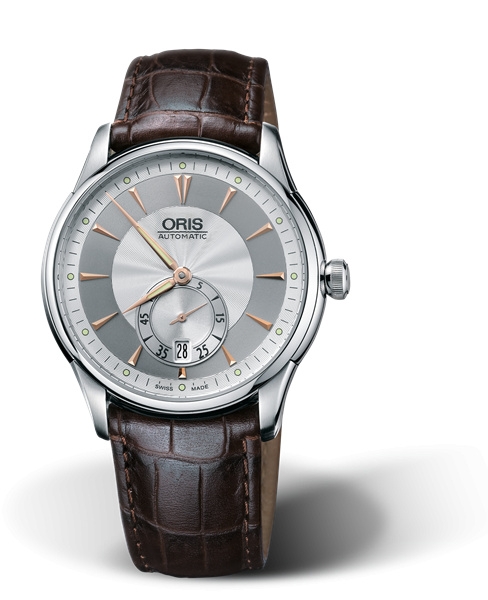 Oris 01 623 7582 4051-07 5 21 48 : Artelier Small Second Date 40 Stainless Steel / Silver