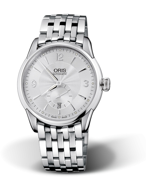 Oris 01 623 7582 4071-07 8 21 73 : Artelier Small Second Date 40 Stainless Steel / Silver / Bracelet