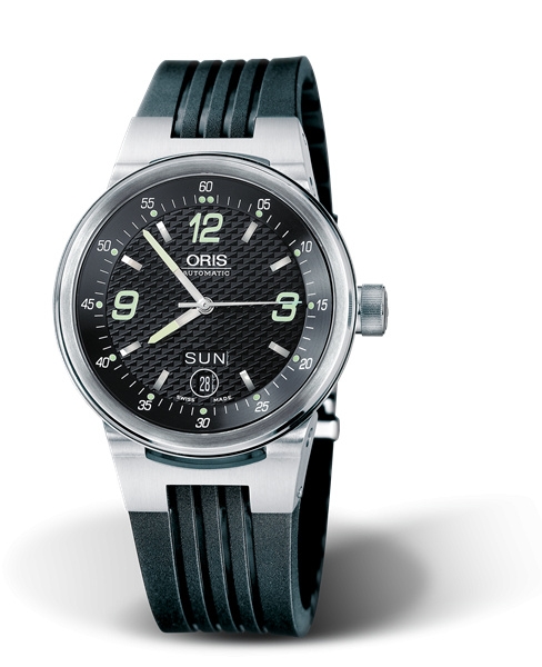 Oris 01 635 7560 4164-07 4 25 01 : WilliamsF1 Team Day Date 40.5 Stainless Steel / Black / Rubber