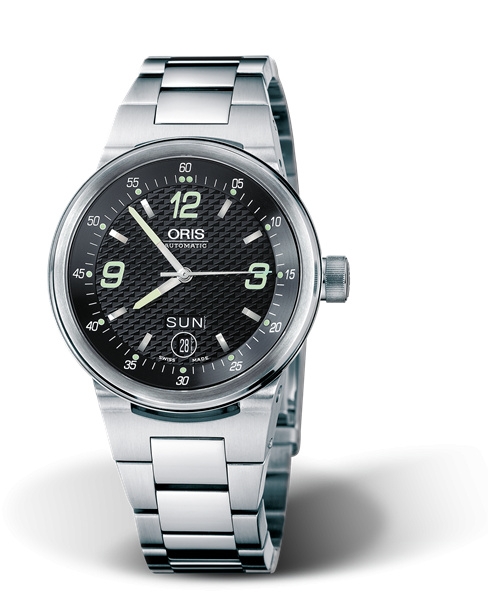 Oris 01 635 7560 4164-07 8 25 01 : WilliamsF1 Team Day Date 40.5 Stainless Steel / Black / Bracelet