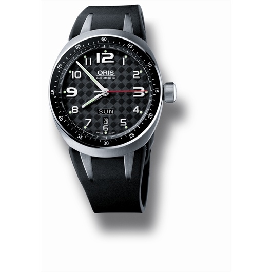 Oris 01 635 7588 7064-07 4 28 02T : TT3 Day Date Titanium / Black / Rubber