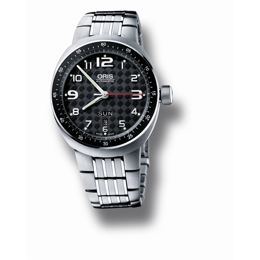 Oris 01 635 7588 7064-07 8 26 70 : TT3 Day Date Titanium / Black / Bracelet