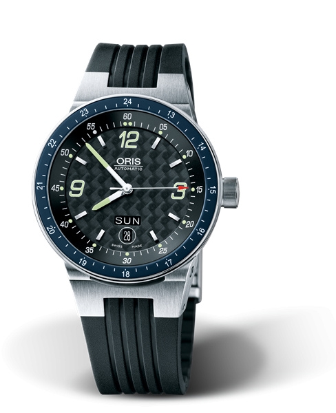 Oris 01 635 7595 4164-07 4 25 01 : WilliamsF1 Team Day Date 42 Stainless Steel / Black / Rubber