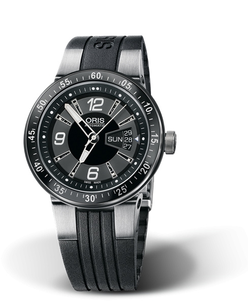 Oris 01 635 7613 4164-07 4 24 44 : WilliamsF1 Team Day Date 42 Stainless Steel / Black / Rubber