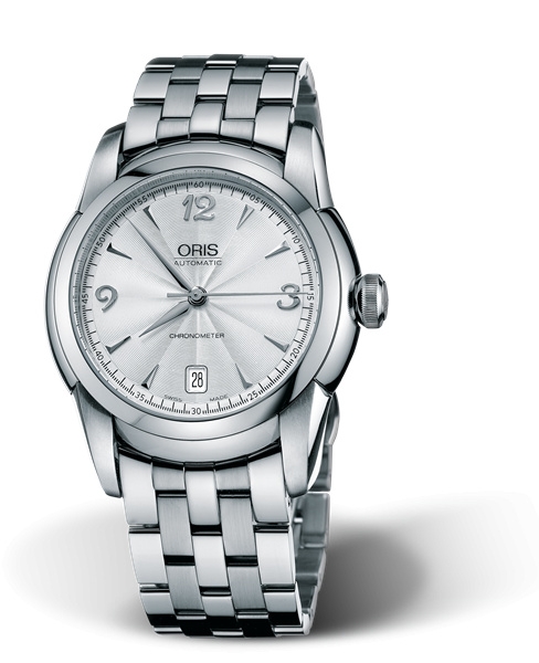 Oris 01 637 7544 4061-07 8 21 71 : Artelier Chronometer Date 40.5 Stainless Steel / Silver