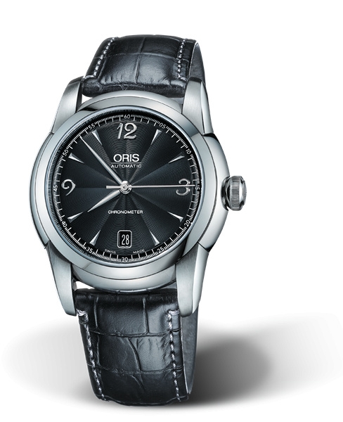 Oris 01 637 7544 4064-07 5 21 49 : Artelier Chronometer Date 40.5 Stainless Steel / Black
