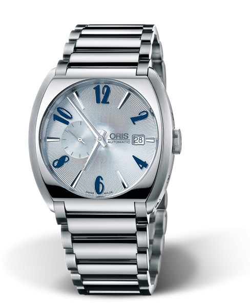 Oris 01 643 7571 4061-07 8 19 72 : Frank Sinatra Small Second Date Stainless Steel / Silver / Bracelet