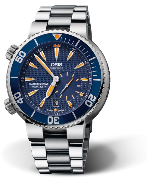 Oris 01 643 7609 8585-Set MB : Divers Small Second - Date Great Barrier Reef / Bracelet