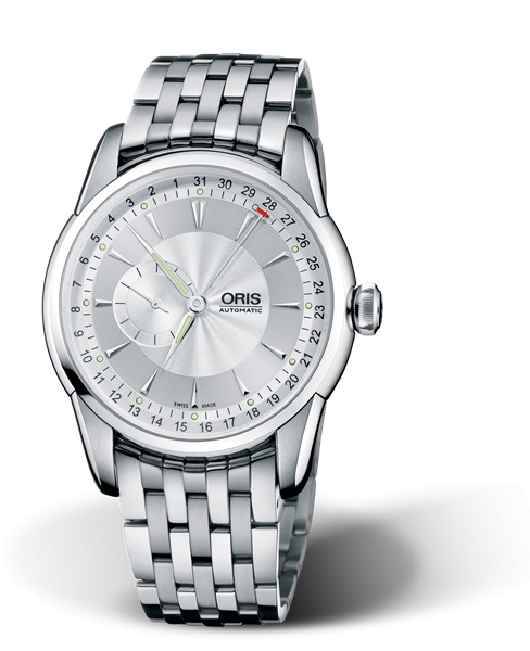 Oris 01 644 7597 4051-07 8 22 75 : Artelier Small Second Pointer Date 42.5 Stainless Steel / Silver / Bracelet