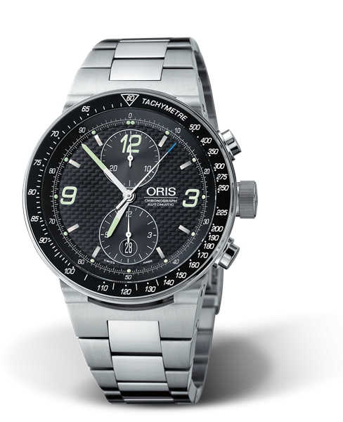 Oris 01 673 7563 4184-07 8 27 01 : WilliamsF1 Team Chronograph 45 Stainless Steel / Black / Bracelet