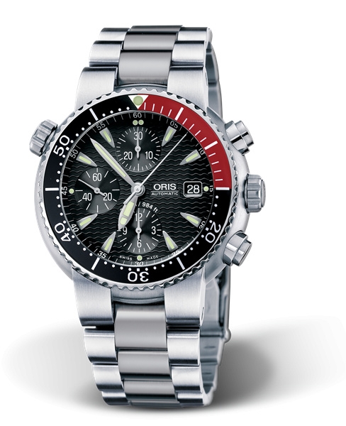 Oris 01 674 7542 7154-07 8 24 70PEB : Divers Titan Chronograph / Bracelet