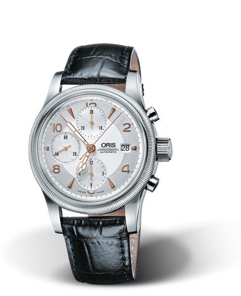 Oris 01 674 7567 4061-07 5 21 53 : Big Crown Chronograph Stainless Steel / Silver