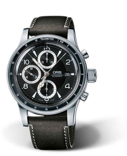 Oris 01 674 7569 4064-07 5 21 56 : Big Crown Telemeter Chronograph Stainless Steel / Black