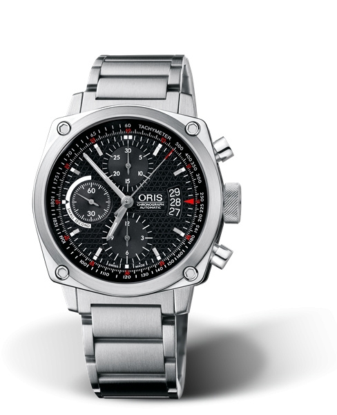 Oris 01 674 7616 4154-07 8 22 58 : BC4 Chronograph Stainless Steel / Black / Bracelet