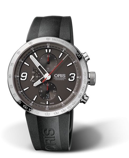 Oris 01 674 7659 4163-07 4 25 06 : TT1 Chronograph Stainless Steel / Grey / Rubber