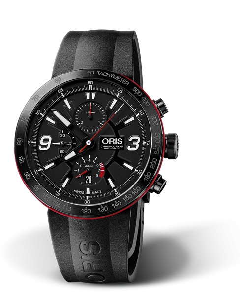 Oris 01 674 7659 4764-07 4 25 06B : TT1 Chronograph PVD - Ceramic / Black / Rubber
