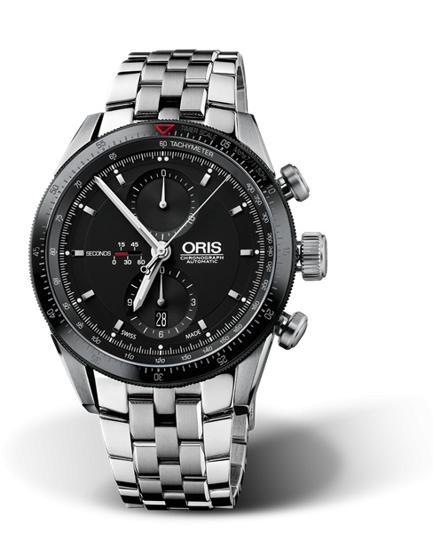Oris 01 674 7661 4434-07 8 22 85 : Artix GT Chronograph Stainless Steel - Ceramic / Black / Bracelet