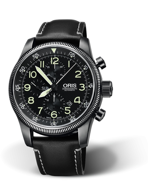 Oris 01 675 7648 4234-07 5 23 77 : Big Crown Timer Chronograph Grey / Black