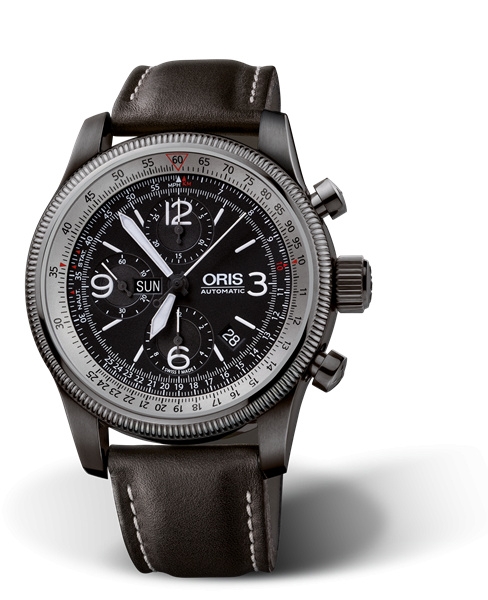 Oris 01 675 7648 4264-Set 5 23 77 : Big Crown X1 Calculator Grey / Black