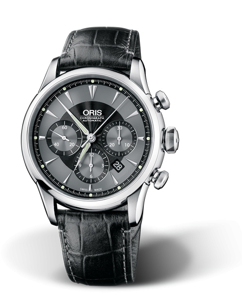 Oris 01 676 7603 4054-07 5 22 71FC : Artelier Chronograph 43.5 Stainless Steel / Black