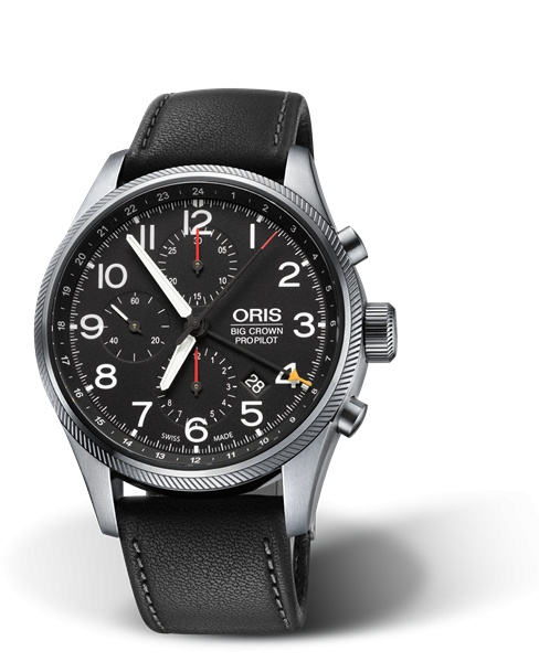 Oris 01 677 7699 4164-07 5 22 19FC : Big Crown ProPilot Chronograph GMT Stainless Steel / Black