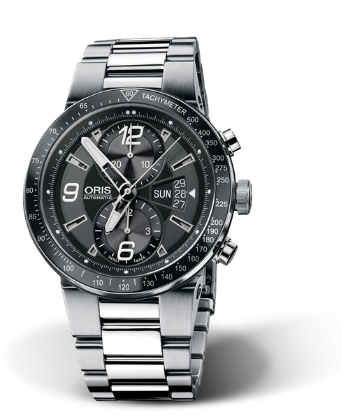 Oris 01 679 7614 4164-07 8 24 75 : WilliamsF1 Team Chronograph 45 Stainless Steel / Black / Bracelet