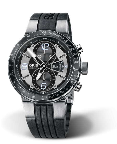 Oris 01 679 7614 4174-07 4 24 44 : WilliamsF1 Team Chronograph 45 Stainless Steel / Silver / Rubber