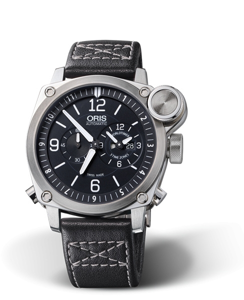 Oris 01 690 7615 4164-07 5 22 58FC : BC4 Flight Timer Stainless Steel / Black