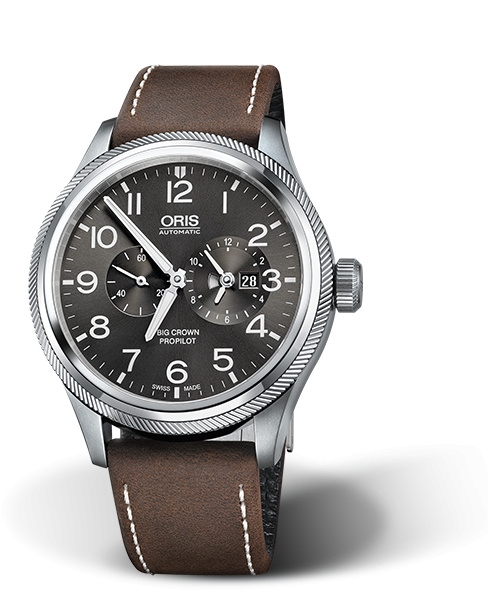 Oris 01 690 7735 4063-07 5 22 05FC : Big Crown ProPilot Worldtimer Stainless Steel / Grey