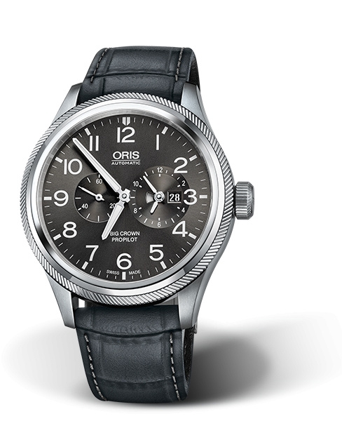 Oris 01 690 7735 4063-07 5 22 06FC : Big Crown ProPilot Worldtimer Stainless Steel / Grey