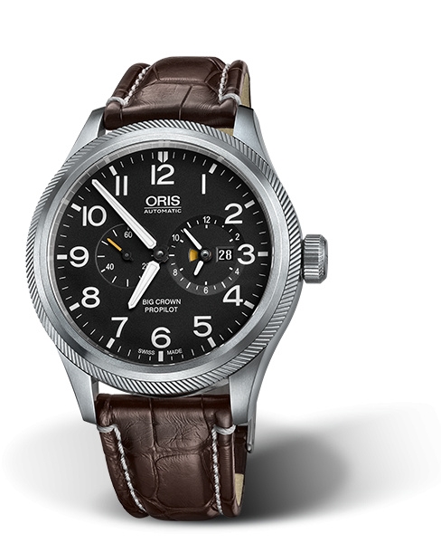 Oris 01 690 7735 4164-07 1 22 72FC : Big Crown ProPilot Worldtimer Stainless Steel / Black