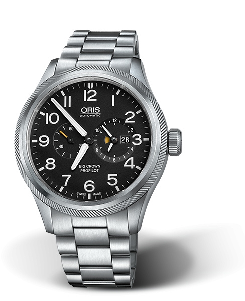 Oris 01 690 7735 4164-07 8 22 19-1 : Big Crown ProPilot Worldtimer Stainless Steel / Black / Bracelet