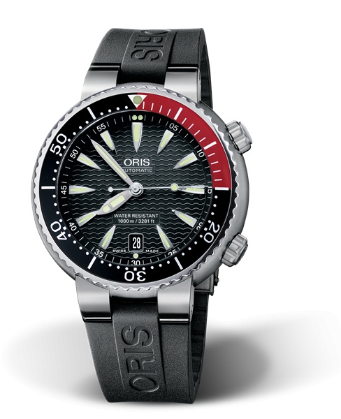 Oris 01 733 7541 7154-07 4 24 34TEB : Divers Date Titanium / Black / Rubber