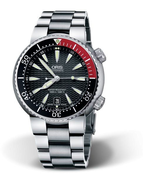 Oris 01 733 7541 7154-07 8 24 70PEB : Divers Date Titanium / Black / Bracelet