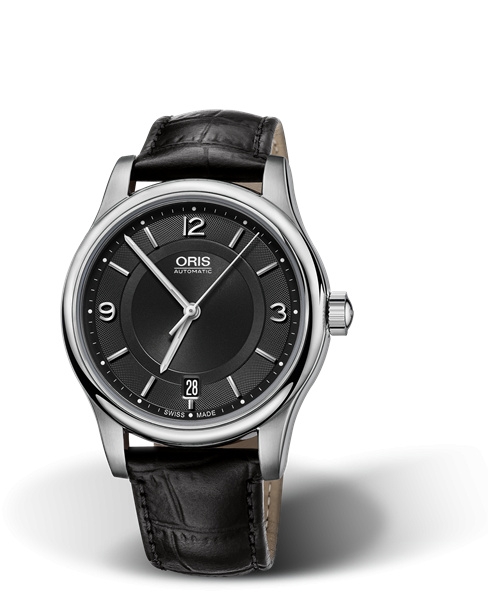 Oris 01 733 7578 4034-07 5 18 11 : Classic Date 37 Stainless Steel / Black