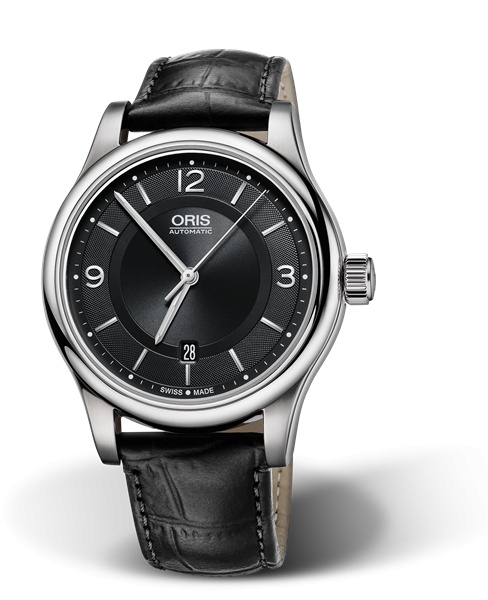 Oris 01 733 7594 4034-07 5 20 11 : Classic Date 42 Stainless Steel / Black