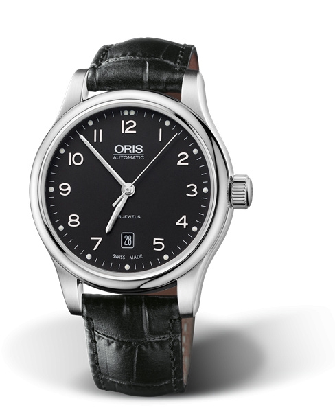 Oris 01 733 7594 4094-07 5 20 11 : Classic Date 42 Stainless Steel / Black
