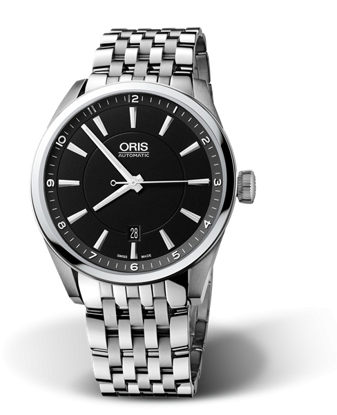 Oris 01 733 7642 4054-07 8 21 80 : Artix Date 42 Stainless Steel / Black / Bracelet