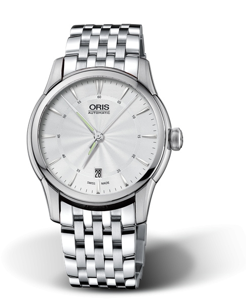 Oris 01 733 7670 4051-07 8 21 77 : Artelier Date 40 Stainless Steel / Silver / Bracelet