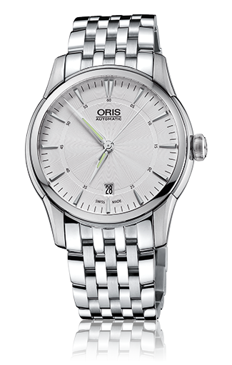 Oris 01 733 7670 4051-07 8 21 77 x : Artelier Date 40 Stainless Steel / Silver / Bracelet