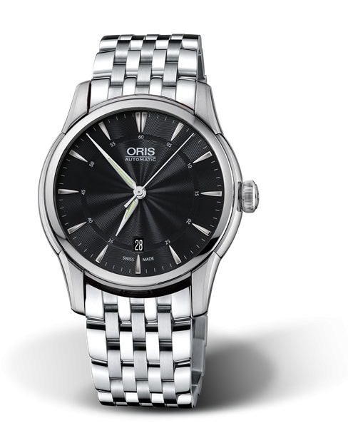 Oris 01 733 7670 4054-07 8 21 77 : Artelier Date 40 Stainless Steel / Black / Bracelet