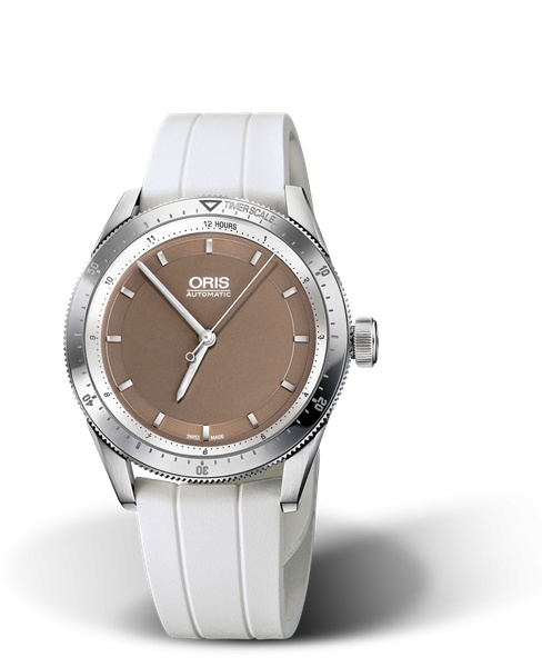 Oris 01 733 7671 4152-07 4 18 30FC : Artix GT Date Stainless Steel / Brown / Rubber
