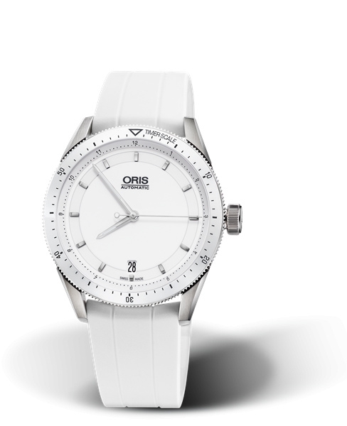 Oris 01 733 7671 4156-07 4 18 30FC : Artix GT Date Stainless Steel - Ceramic / White / Rubber