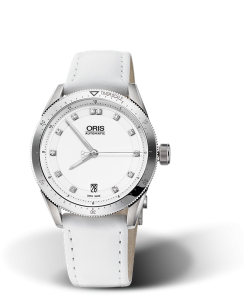 Oris 01 733 7671 4191-07 5 18 40FC : Artix GT Date Stainless Steel / White - Diamond