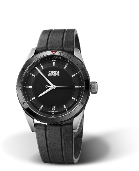 Oris 01 733 7671 4434-07 4 18 20FC : Artix GT Date Stainless Steel - Ceramic / Black / Rubber