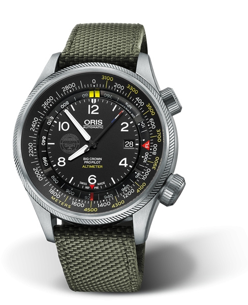 Oris 01 733 7705 4184-Set 5 23 14FC : Big Crown ProPilot Altimeter Meter GIGN