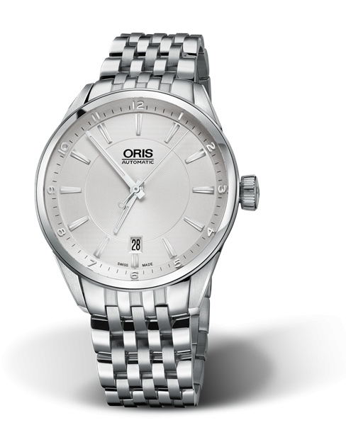 Oris 01 733 7713 4031-07 8 19 80 : Artix Date 39 Stainless Steel / Silver / Bracelet