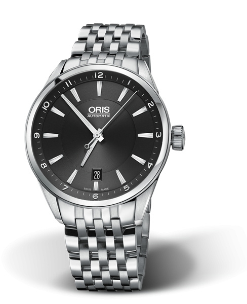 Oris 01 733 7713 4034-07 8 19 80 : Artix Date 39 Stainless Steel / Black / Bracelet